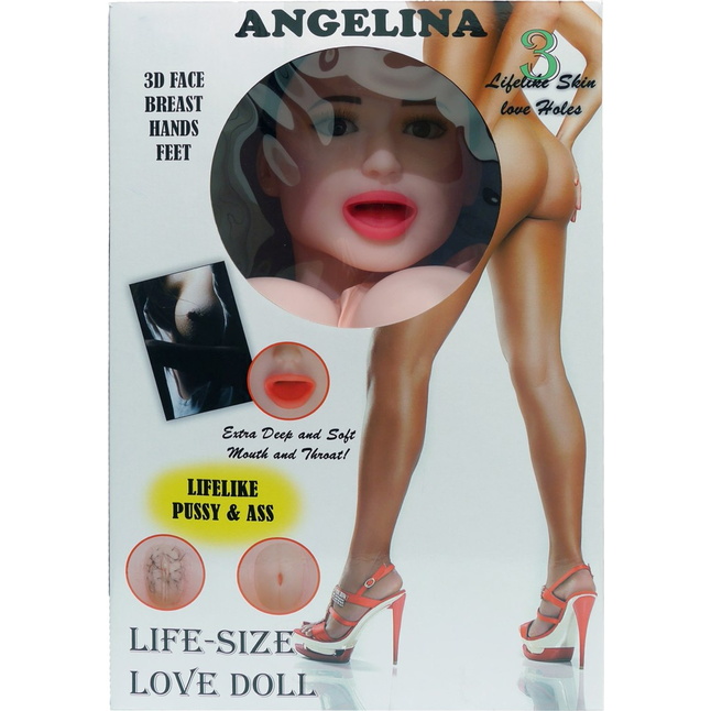 Надувная секс-кукла Angelina 3D. Фотография 5.