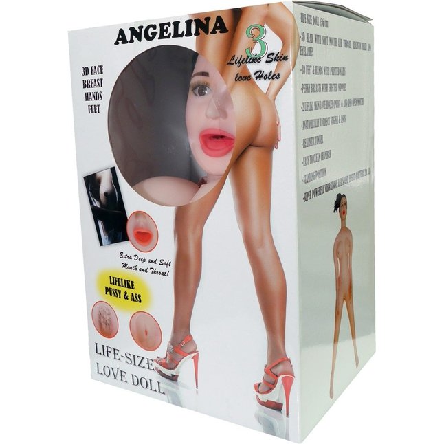 Надувная секс-кукла Angelina 3D