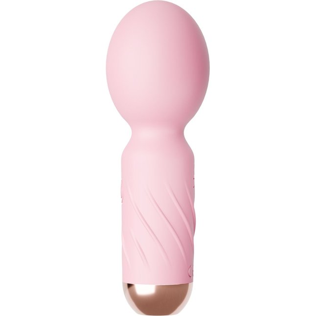 Розовый мини-вибратор - 11,5 см. Фотография 3.