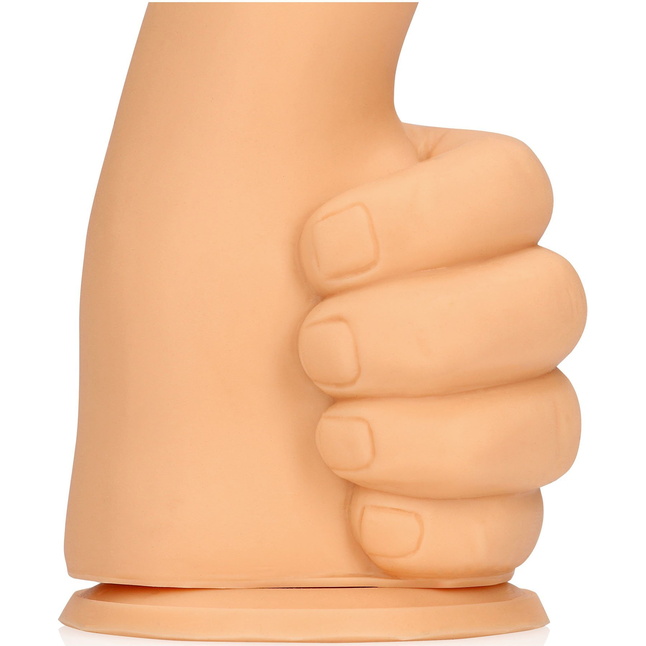 Телесный фаллоимитатор в форме пальца Thumbs Up - 17,2 см - S-line. Фотография 10.