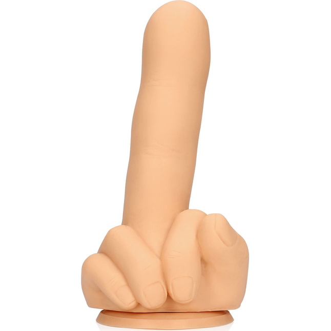 Телесный фаллоимитатор в форме пальца Up Yours - 15,5 см - S-line. Фотография 8.