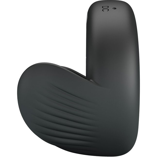 Черное эрекционное виброкольцо Quentin - Pretty Love. Фотография 3.