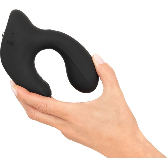 Черная анальная вибропробка с функцией расширения RC Butt Plug with 3 functions - You2Toys. Фотография 6.