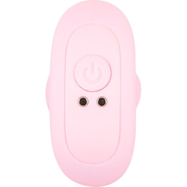 Розовая анальная пробка с вибрацией Cuties Vibrating Mini Butt Plug - 8 см - Cuties. Фотография 6.