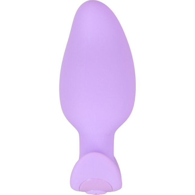 Сиреневая анальная пробка с вибрацией Cuties Vibrating Mini Butt Plug - 8 см - Cuties. Фотография 4.