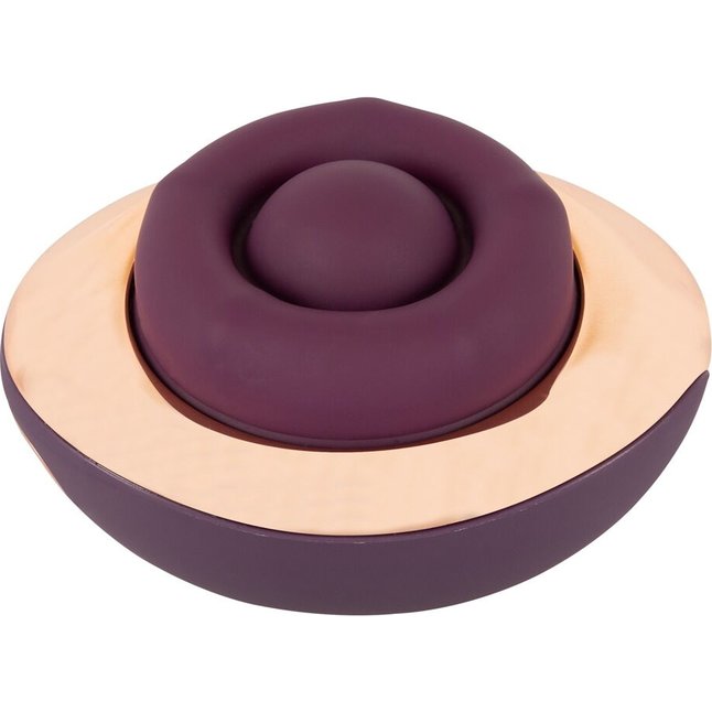 Фиолетовый вращающийся массажёр для вульвы Rotating Vulva Massager - Belou. Фотография 6.