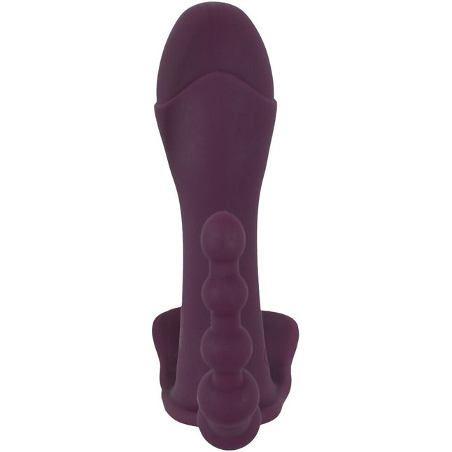 Фиолетовый вибратор для ношения в трусиках ARIVA RC Panty Vibrator - Beau coeur. Фотография 7.