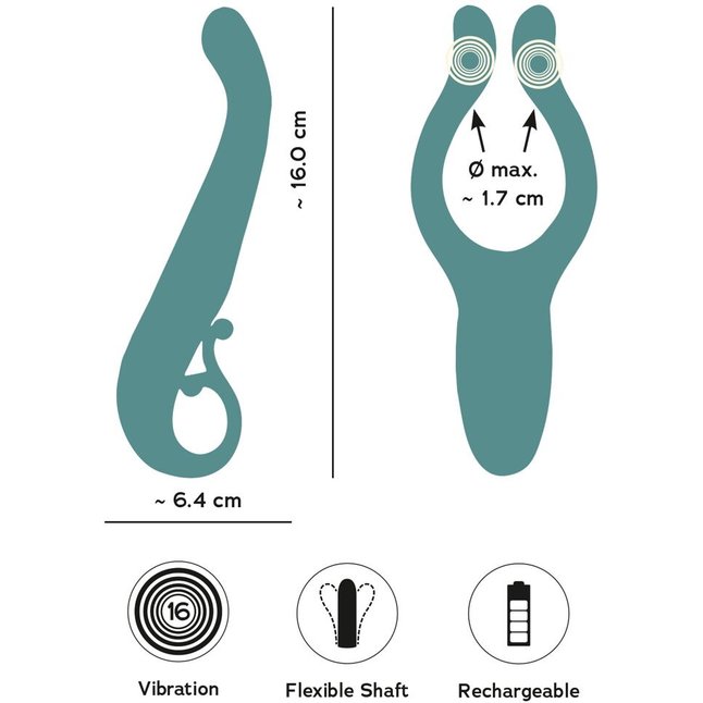 Бирюзовый мультивибратор The Magician - You2Toys. Фотография 9.