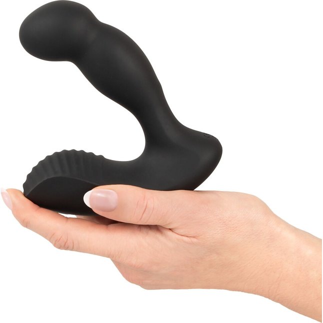 Черный вибростимулятор простаты RC Prostate Massager - 13,1 см - Rebel. Фотография 6.