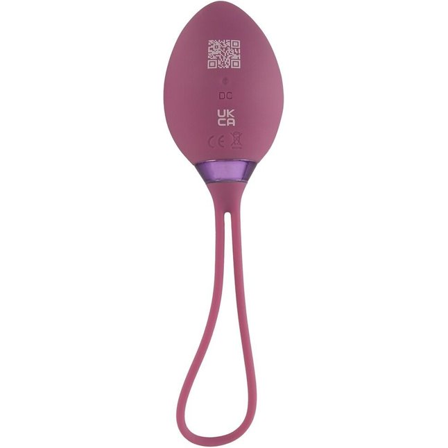 Фиолетовый вагинальный шарик ROVANA RC Love Ball - Beau coeur. Фотография 2.