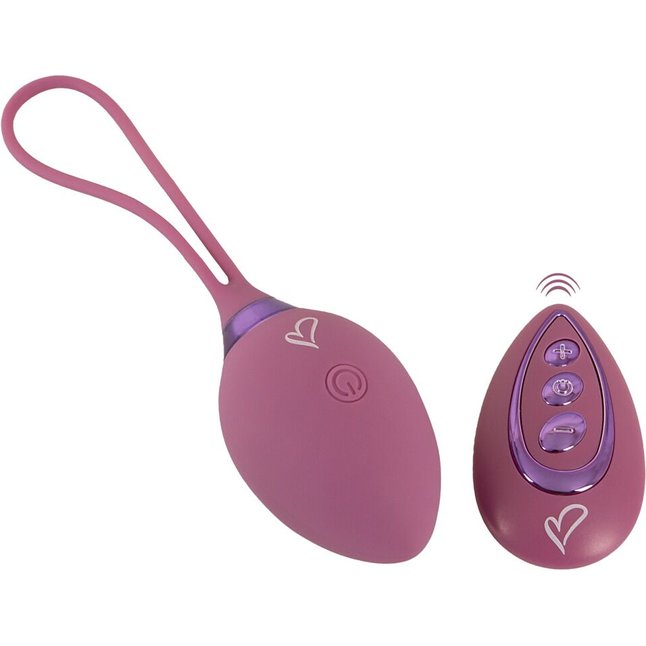 Фиолетовый вагинальный шарик ROVANA RC Love Ball - Beau coeur. Фотография 4.