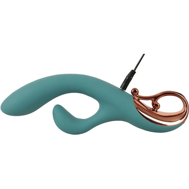 Бирюзовый вибратор-кролик The Magician Rabbit Vibrator - 22,5 см - You2Toys. Фотография 7.