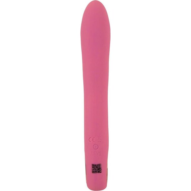 Розовый тонкий вибратор для точки G Slim G-Spot Rose - 21,4 см - You2Toys. Фотография 5.