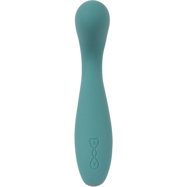 Бирюзовый вибратор для точки G The Magician G-Spot Vibrator - 19 см - You2Toys. Фотография 6.
