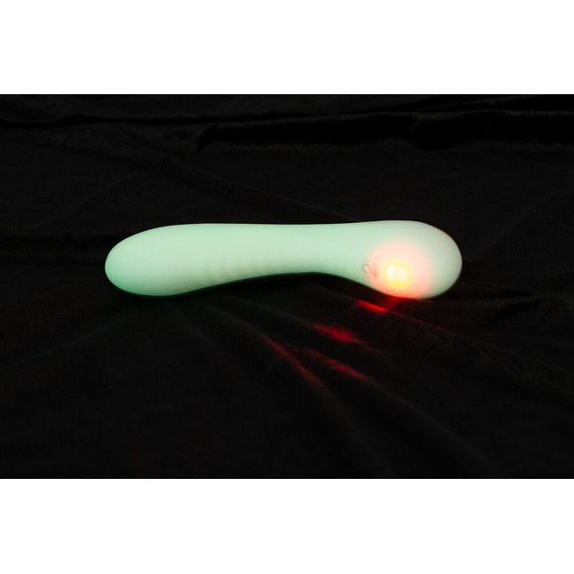 Люминесцентный вибратор для точки G Glow in the dark G-Spot - 17,9 см - You2Toys. Фотография 8.