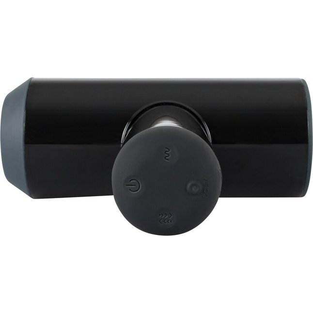 Черный мастурбатор с удобной ручкой Masturbator with 2 Functions - Rebel. Фотография 5.