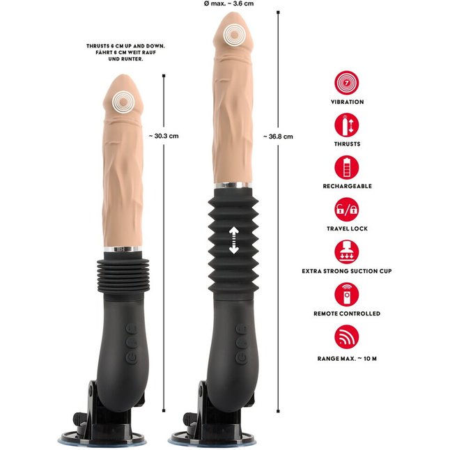 Секс-машина с пультом ДУ RC Fucking Machine - You2Toys. Фотография 10.