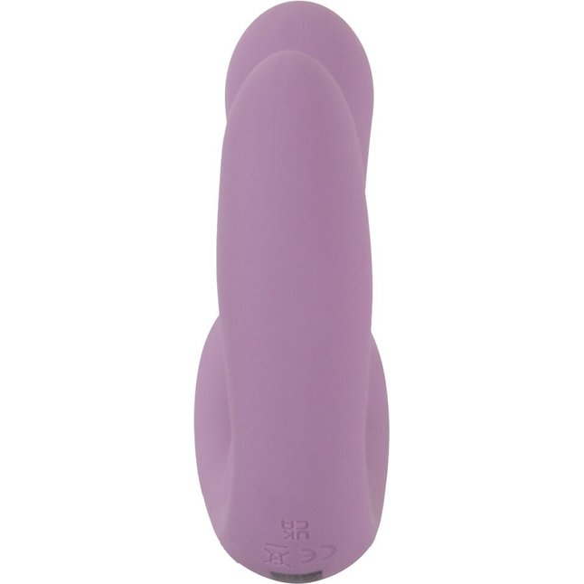 Фиолетовый тройной вибратор MIREVA RC Triple Hands-Free Vibrator - Beau coeur. Фотография 5.