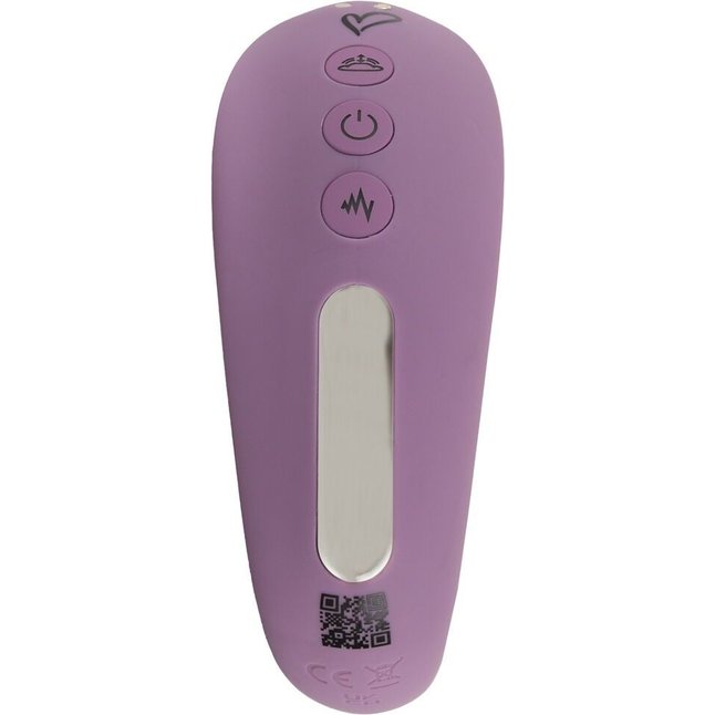 Фиолетовый тройной вибратор MIREVA RC Triple Hands-Free Vibrator - Beau coeur. Фотография 7.
