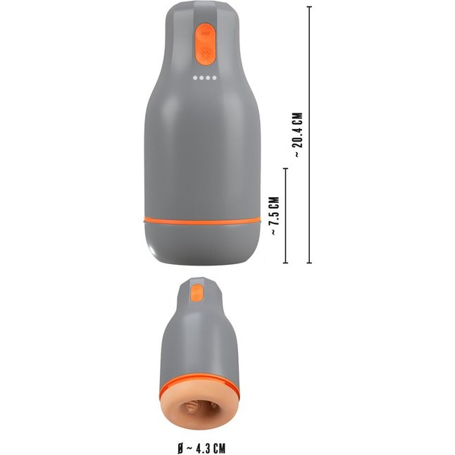 Мастурбатор для головки полового члена Glans Masturbator with 2 Functions - Rebel. Фотография 10.