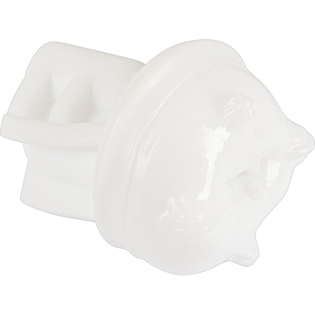 Белый мастурбатор Masturbator with 2 functions - Stroker. Фотография 11.