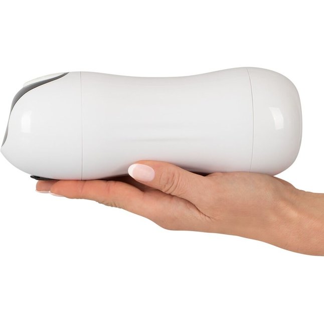 Белый мастурбатор Masturbator with 2 functions - Stroker. Фотография 13.