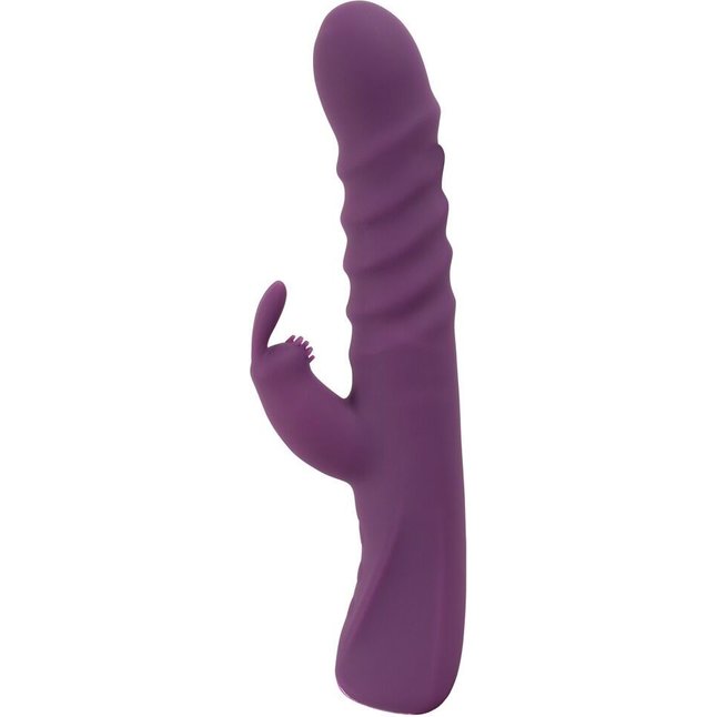 Фиолетовый вибратор-кролик 2 Function Rabbit Vibrator - 23,7 см - JAVIDA. Фотография 4.