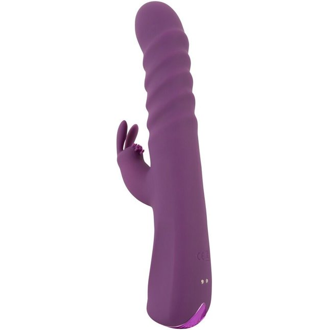 Фиолетовый вибратор-кролик 2 Function Rabbit Vibrator - 23,7 см - JAVIDA. Фотография 5.