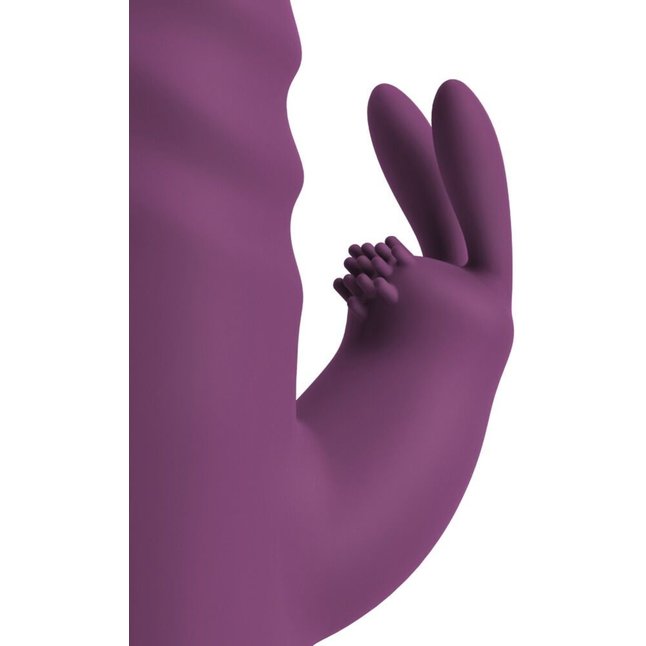 Фиолетовый вибратор-кролик 2 Function Rabbit Vibrator - 23,7 см - JAVIDA. Фотография 6.