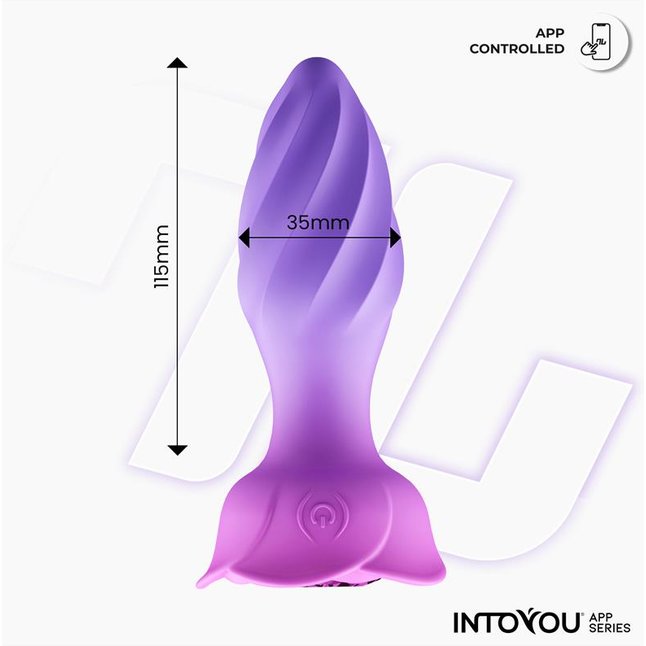 Интерактивная анальная вибропробка с вращением Moxy. Фотография 6.