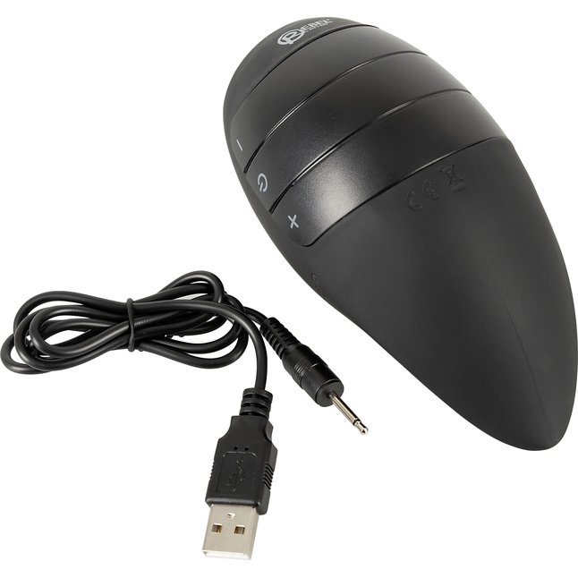 Черный мастурбатор с гибкими крылышками - Rebel. Фотография 11.