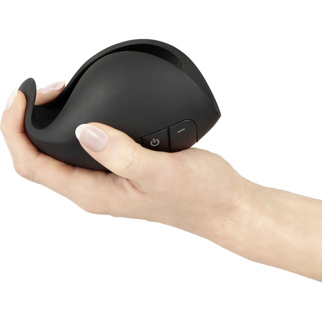 Черный мастурбатор с гибкими крылышками - Rebel. Фотография 9.