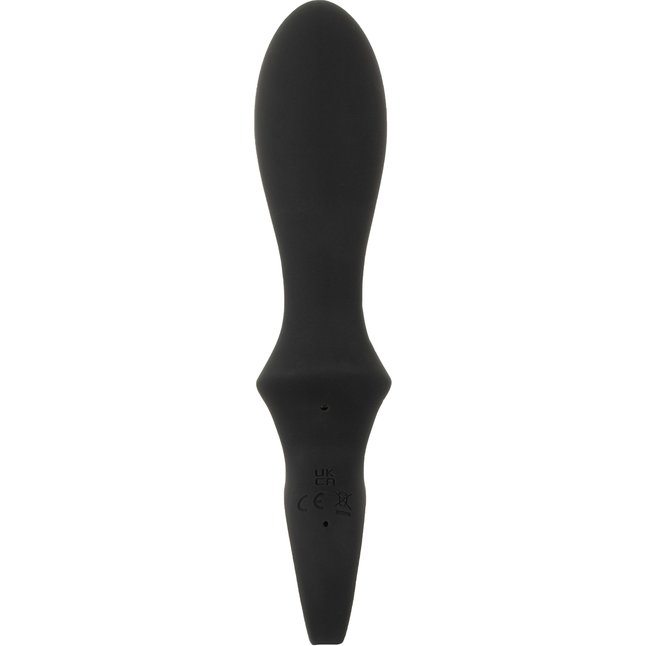 Черный вибратор для точки G с функцией расширения - 18,1 см - Eternal. Фотография 5.