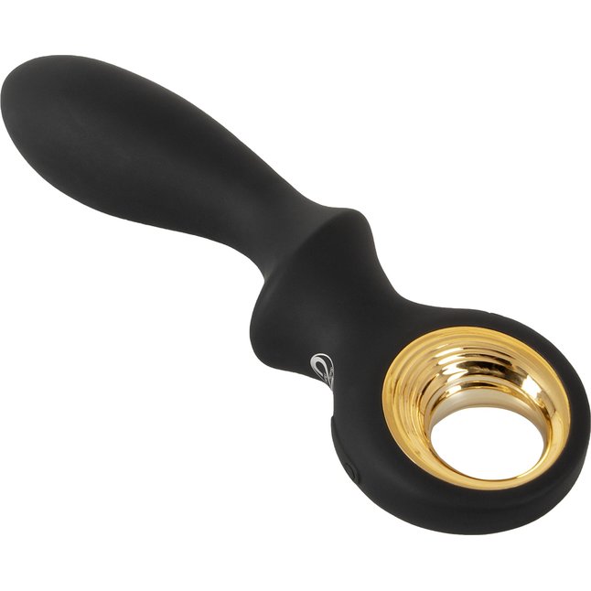 Черный вибратор для точки G с функцией расширения - 18,1 см - Eternal. Фотография 6.