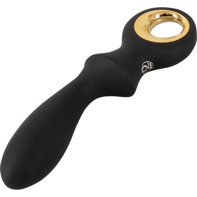 Черный вибратор для точки G с функцией расширения - 18,1 см - Eternal. Фотография 7.