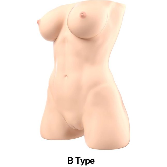 Телесный мастурбатор-торс Jessica B. Фотография 2.