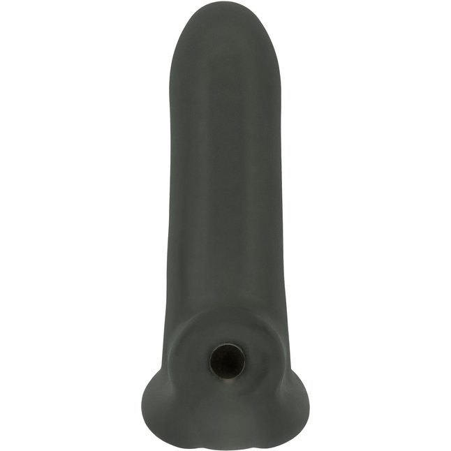 Черный фаллоудлинитель Striker - 13,5 см - Super Hero. Фотография 3.