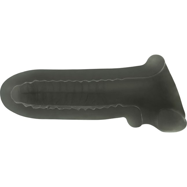 Черный фаллоудлинитель Striker - 13,5 см - Super Hero. Фотография 6.