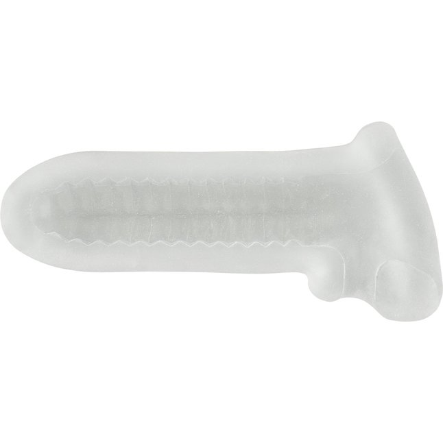 Белый фаллоудлинитель Striker - 13,5 см - Super Hero. Фотография 5.