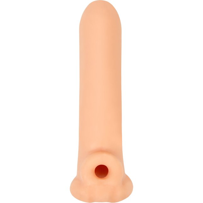 Телесный фаллоудлинитель Titan - 16,5 см - Super Hero. Фотография 2.