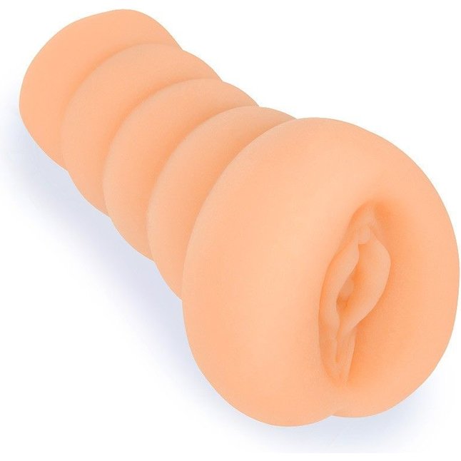Телесный мастурбатор в виде вагины с узким входом. Фотография 2.