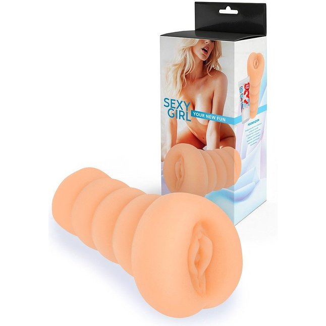 Телесный мастурбатор в виде вагины с узким входом