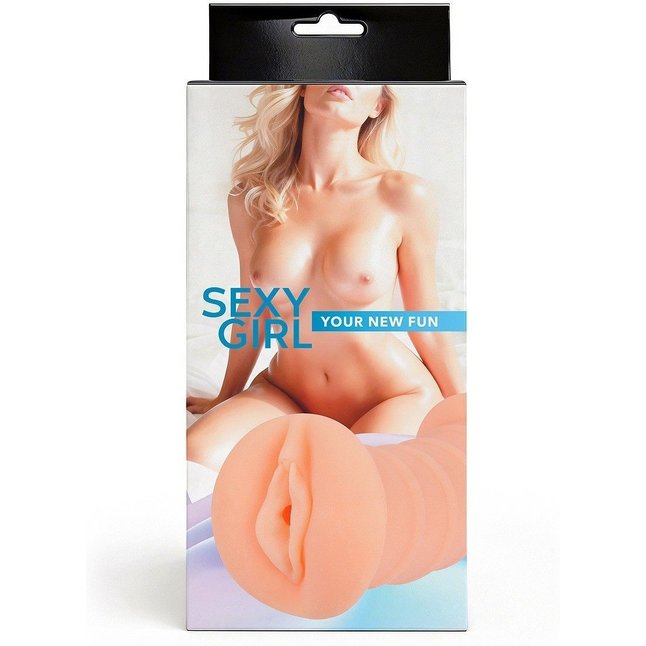 Телесный двусторонний мастурбатор с вибропулей и эрекционными кольцами в комплекте. Фотография 3.