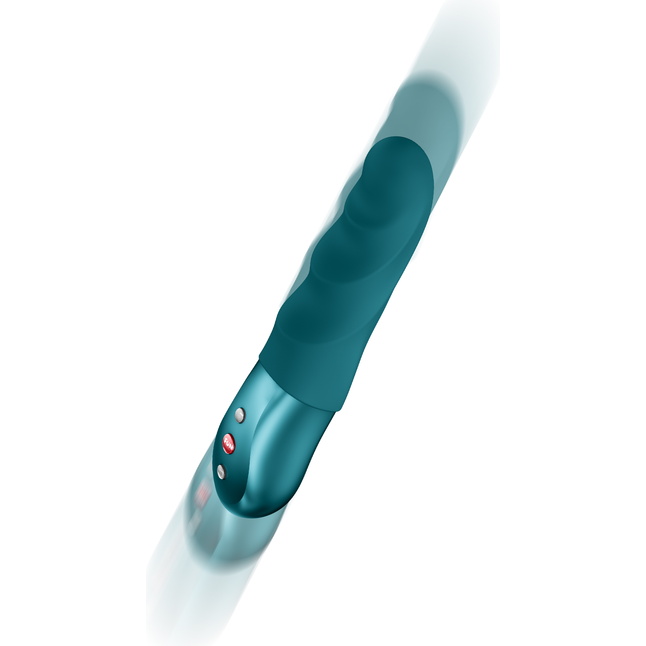 Зеленый вибратор-пульсатор Stronic Petite - 17 см. Фотография 4.