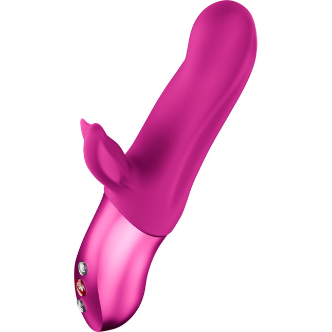 Лиловый вибратор-пульсатор Bi Stronic Fusion - 21,9 см. Фотография 3.