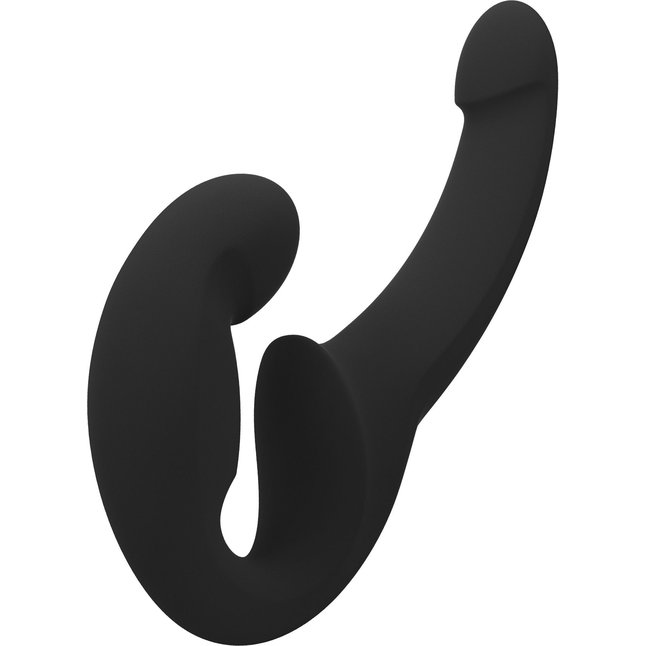 Черный безремневой страпон Share Lite. Фотография 2.