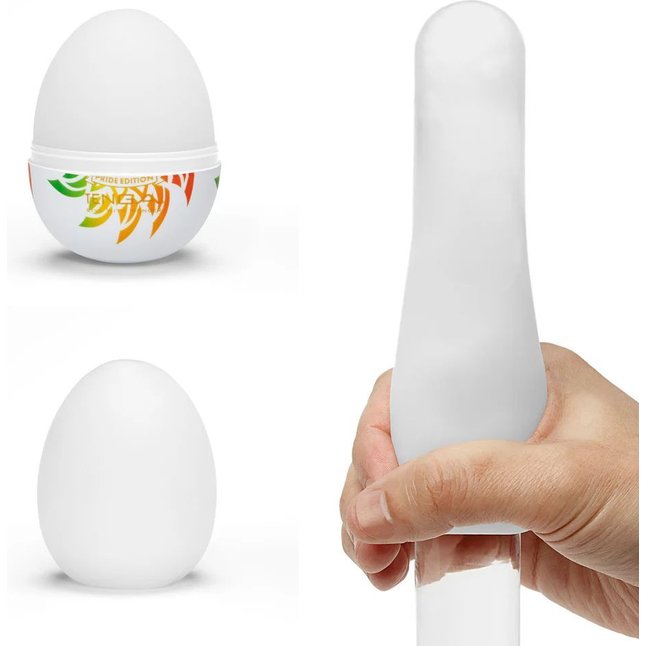 Мастурбатор-яйцо Tenga Egg Shiny II Pride Edition - EGG Series. Фотография 2.