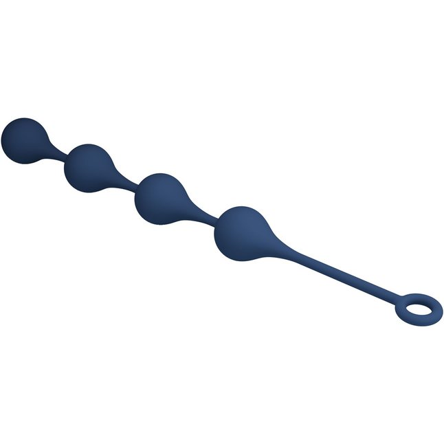 Синяя анальная цепочка - 52,4 см - Mr.Play. Фотография 7.