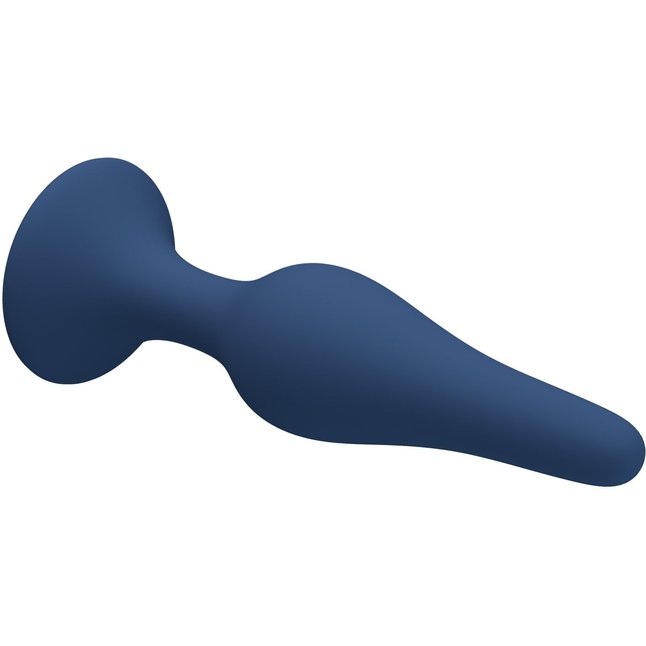 Синяя анальная пробка Slim Anal Plug S - 10,3 см - Mr.Play. Фотография 6.