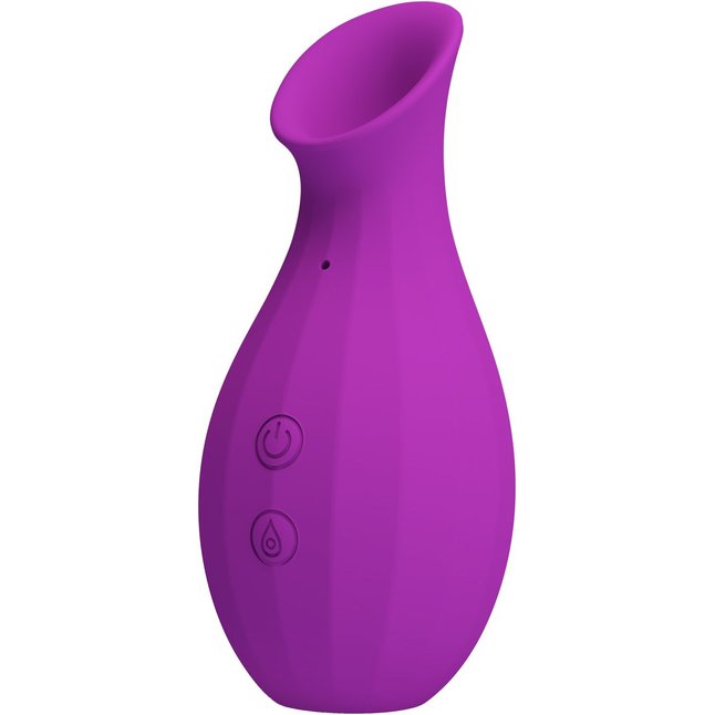 Лиловый клиторальный вакуумный стимулятор Magic Bottle - Pretty Love